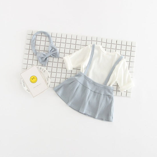 Baby Clothes Girls Fall Newborn Children Cotton Baby Romper Dress Up Clothing Three Sets $24.03 Dana Fashion Color: Blue Size: 100 Baby Clothing Baby clothes girls fall newborn children cotton baby romper dress up clothing three sets