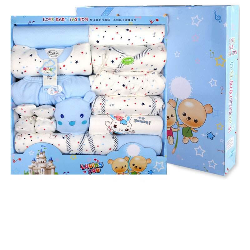 Baby Clothes Spring And Autumn Suit For Newborn $91.92 Dana Fashion style: 25pieces of blue Child size: 59cm Baby Clothing Product information: Material: Cotton Style: casual Features: Lapel strap Colour: blue, pink, yellow Size Information: Note: 1. Asia