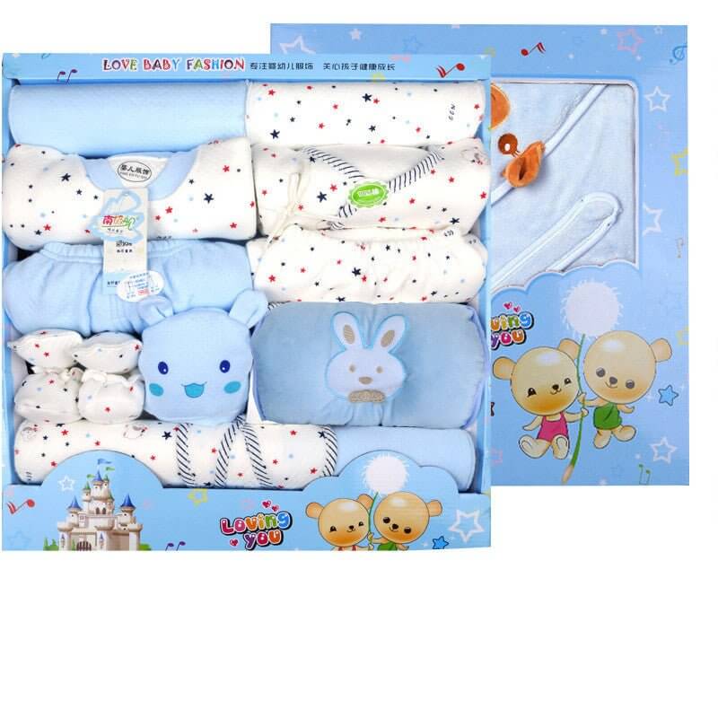 Baby Clothes Spring And Autumn Suit For Newborn $96.66 Dana Fashion style: Warmth 25pieces of blue Child size: 59cm Baby Clothing Product information: Material: Cotton Style: casual Features: Lapel strap Colour: blue, pink, yellow Size Information: Note: