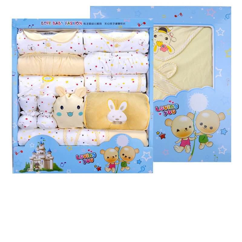 Baby Clothes Spring And Autumn Suit For Newborn $91.92 Dana Fashion style: 25pieces of yellow Child size: 59cm Baby Clothing Product information: Material: Cotton Style: casual Features: Lapel strap Colour: blue, pink, yellow Size Information: Note: 1. As
