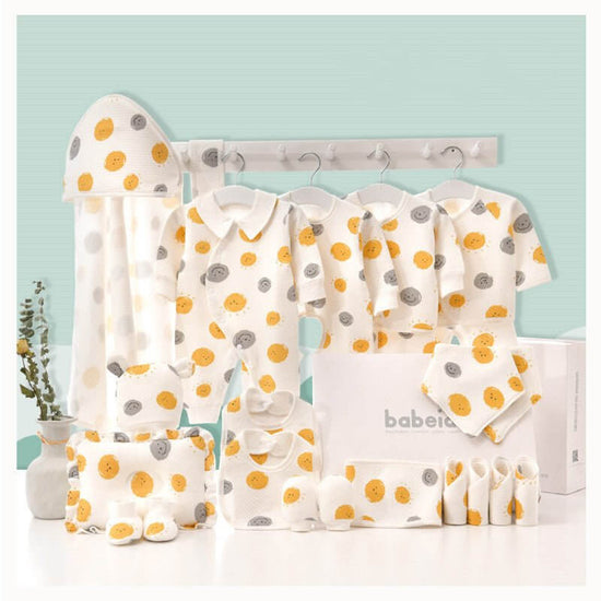 Baby clothes summer suit $89.68 Dana Fashion Color: Four seasons x23 Size: 59cm Baby Clothing Product information: Fabric: Cotton Applicable gender: General Placket: single breasted Number of pieces: 20 or more Combination form: clothing + accessories Mat