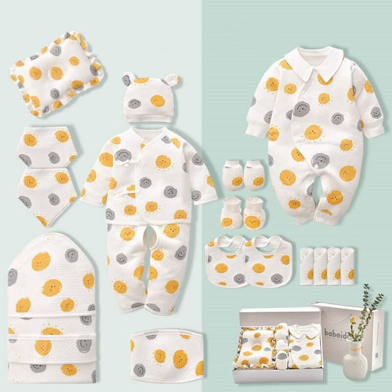 Baby clothes summer suit $74.76 Dana Fashion Color: Warm x20 Size: 59cm Baby Clothing Product information: Fabric: Cotton Applicable gender: General Placket: single breasted Number of pieces: 20 or more Combination form: clothing + accessories Material co