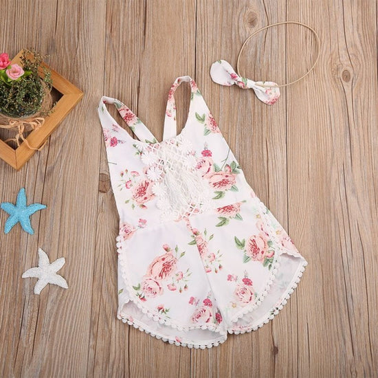 Baby Clothing Newborn Kid Baby Girl Floral Romper Clothes Sleeveless Jumpsuit Tassel Sunsuit Outfit Set $13.15 Dana Fashion Color: Pink Size: 100cm Baby Clothing Quality is the first with best service. customers all are our friends. Fashion design,100% Br