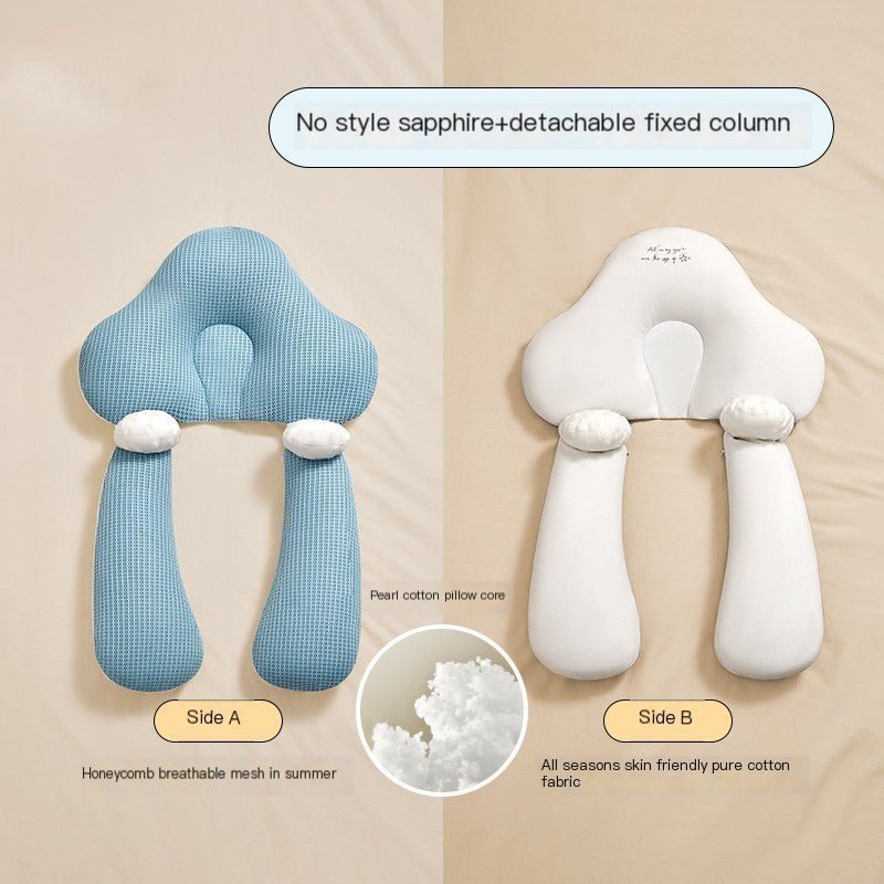 Baby Correction Head Shaping Pillow $54.90 Dana Fashion Color: Blue white style: No drawcord style Baby & Mother Product information: Filler: pearl cotton Pillow fabric: pure cotton Target audience: newborns, early childhood (3-6 years old), primary and s