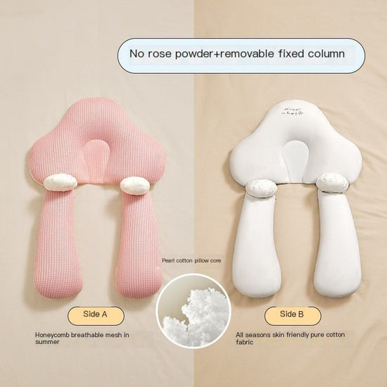Baby Correction Head Shaping Pillow $55.22 Dana Fashion Color: Blue white style: Drawstring style Baby & Mother Product information: Filler: pearl cotton Pillow fabric: pure cotton Target audience: newborns, early childhood (3-6 years old), primary and se