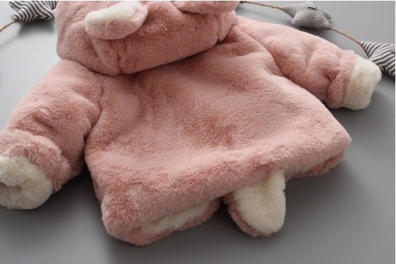 Baby cotton coat $28.56 Dana Fashion Color: Beige Size: 100cm Baby Clothing Fabric Technology: Flocking Filling: 96% cotton and above Thickness: thick pattern: plain Main fabric composition: polyester fiber (polyester) Color: pink (plus velvet plus cotton