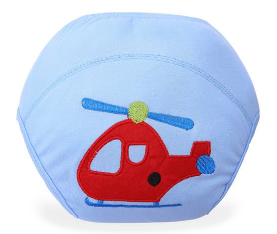 Baby cotton diaper learning pants $11.36 Dana Fashion Style: 6 style Size: 100cm Baby Clothing Name: Embroidered learning pants Brand: qianquhui Fabric: Table: Baby cotton cloth Lining: cotton terry cloth Middle: Waterproof TPU size(cm） waist Crotch depth