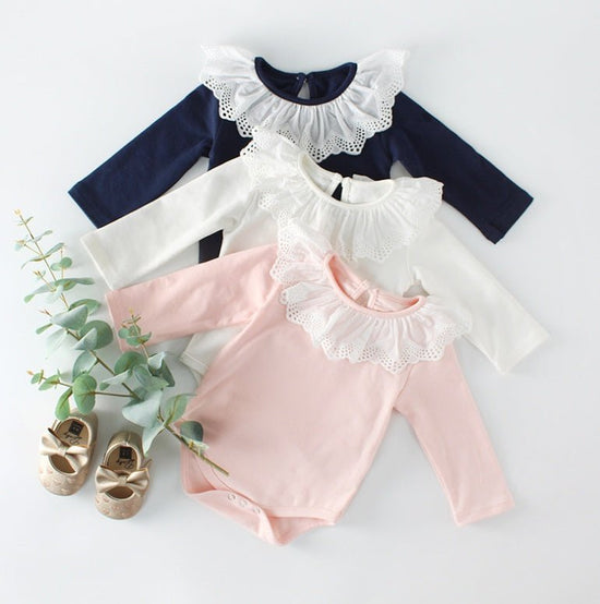 Baby cotton one-piece clothing $16.40 Dana Fashion Color: Blue Size: 66cm Baby Clothing Sleeve length: long sleeve Hooded or not: not Hooded Thickness: ordinary Main fabric composition: Cotton Main fabric content: 100% Closed style: Pullover Color: navy b