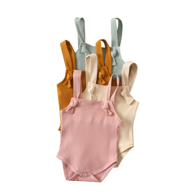 Baby Cotton Pit Strap Small Romper $15.00 Dana Fashion Color: Beige Suitable For Height: 100cm Baby Clothing Product information: Color: brown, beige, pink, light green Applicable height: 80cm,90cm,100cm,60cm,70cm Style: short climb Thickness: ordinary Fa