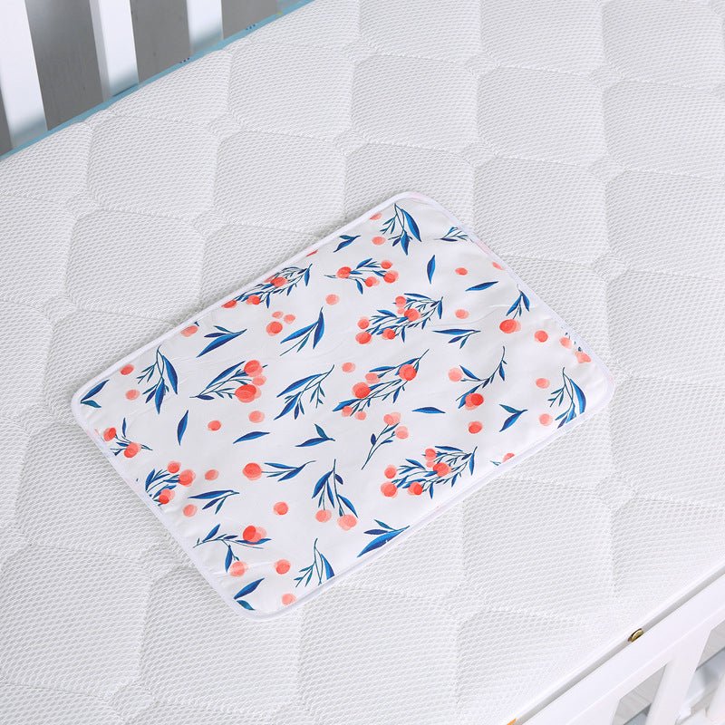 Baby cotton portable diaper changing pad $15.88 Dana Fashion Color: Flower bone Baby & Mother The urine-proof pad is a must-have item for babies to go out. It is easy to carry, and the foldable button can be fixed without loosening. The first layer of pur