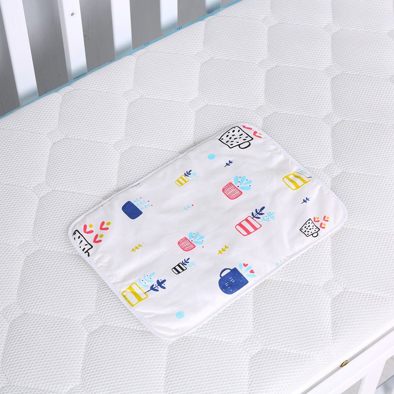 Baby cotton portable diaper changing pad $15.88 Dana Fashion Color: Potted plant Baby & Mother The urine-proof pad is a must-have item for babies to go out. It is easy to carry, and the foldable button can be fixed without loosening. The first layer of pu