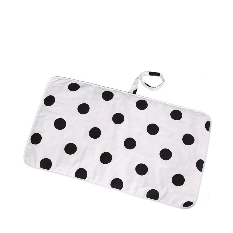 Baby cotton portable diaper changing pad $15.88 Dana Fashion Color: Dots Baby & Mother The urine-proof pad is a must-have item for babies to go out. It is easy to carry, and the foldable button can be fixed without loosening. The first layer of pure cotto