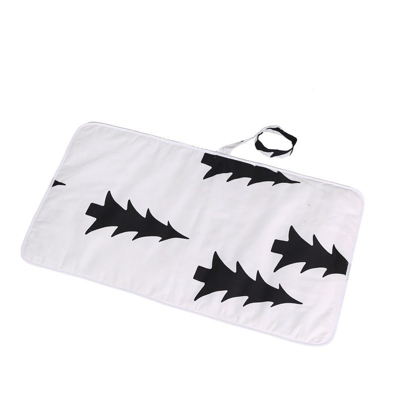 Baby cotton portable diaper changing pad $15.88 Dana Fashion Color: Big tree Baby & Mother The urine-proof pad is a must-have item for babies to go out. It is easy to carry, and the foldable button can be fixed without loosening. The first layer of pure c