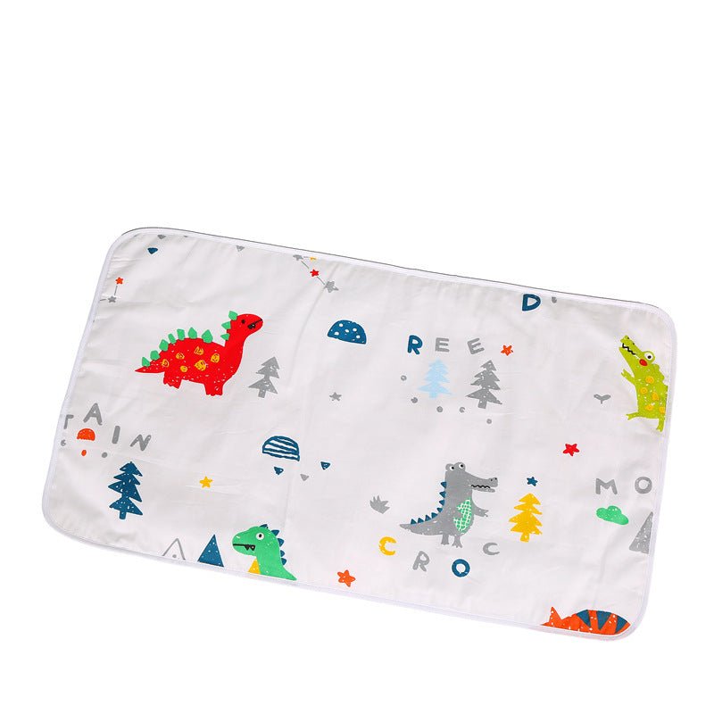 Baby cotton portable diaper changing pad $15.88 Dana Fashion Color: Jurassic Baby & Mother The urine-proof pad is a must-have item for babies to go out. It is easy to carry, and the foldable button can be fixed without loosening. The first layer of pure c