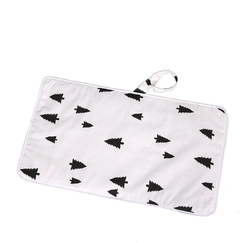 Baby cotton portable diaper changing pad $14.48 Dana Fashion Color: Forest Baby & Mother The urine-proof pad is a must-have item for babies to go out. It is easy to carry, and the foldable button can be fixed without loosening. The first layer of pure cot