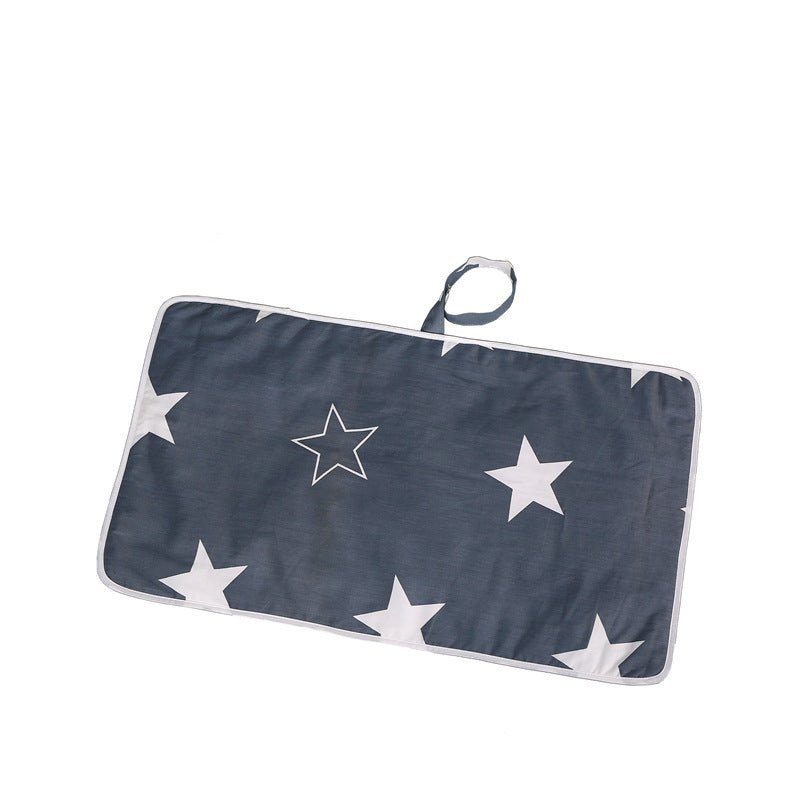 Baby cotton portable diaper changing pad $15.88 Dana Fashion Color: Star Walk Baby & Mother The urine-proof pad is a must-have item for babies to go out. It is easy to carry, and the foldable button can be fixed without loosening. The first layer of pure