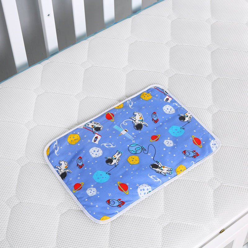 Baby cotton portable diaper changing pad $15.88 Dana Fashion Color: Star Trek Baby & Mother The urine-proof pad is a must-have item for babies to go out. It is easy to carry, and the foldable button can be fixed without loosening. The first layer of pure