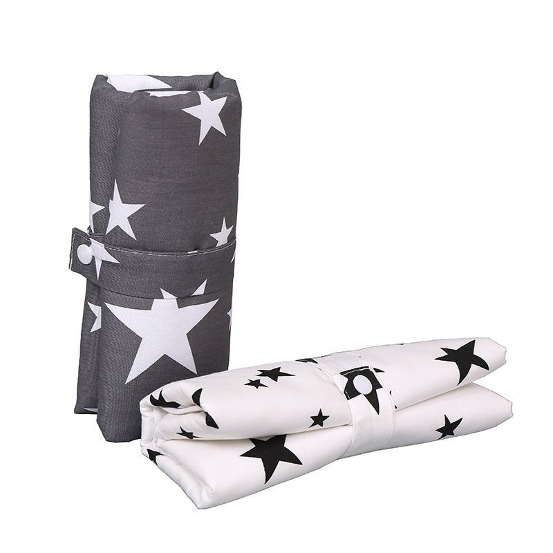 Baby cotton portable diaper changing pad $15.88 Dana Fashion Color: Big tree Baby & Mother The urine-proof pad is a must-have item for babies to go out. It is easy to carry, and the foldable button can be fixed without loosening. The first layer of pure c