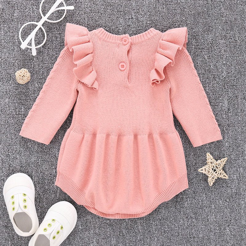 Baby cotton romper $38.70 Dana Fashion Color: Apricot Size: 100cm Baby Clothing Applicable age: Freshmen 3 months 6 months 12 months 18 months 2 years 3 years 9 months Made of: Cotton Style: princess Applicable gender: female Clothing placket: hedging Col
