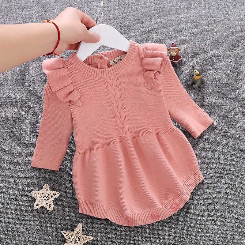 Baby cotton romper $38.70 Dana Fashion Color: Apricot Size: 100cm Baby Clothing Applicable age: Freshmen 3 months 6 months 12 months 18 months 2 years 3 years 9 months Made of: Cotton Style: princess Applicable gender: female Clothing placket: hedging Col