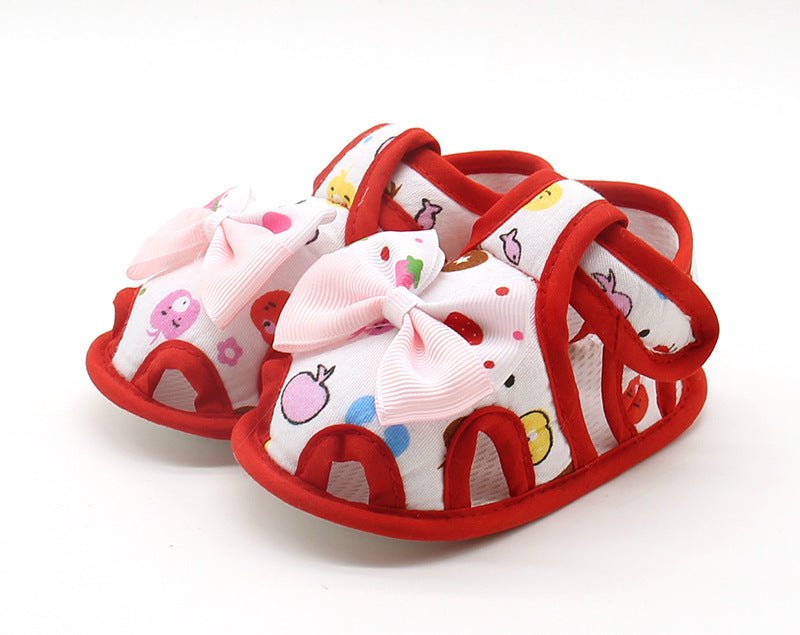Baby Cotton Shoes, Soft Sole Baby Shoes, Casual Toddler Shoes $8.98 Dana Fashion Color: Strawberry bow Red Shoe size: 11cm Baby & Mother Product information: Style: Casual Function: Keep warm Thickness: thicker Tube height: middle tube Is there a light: n