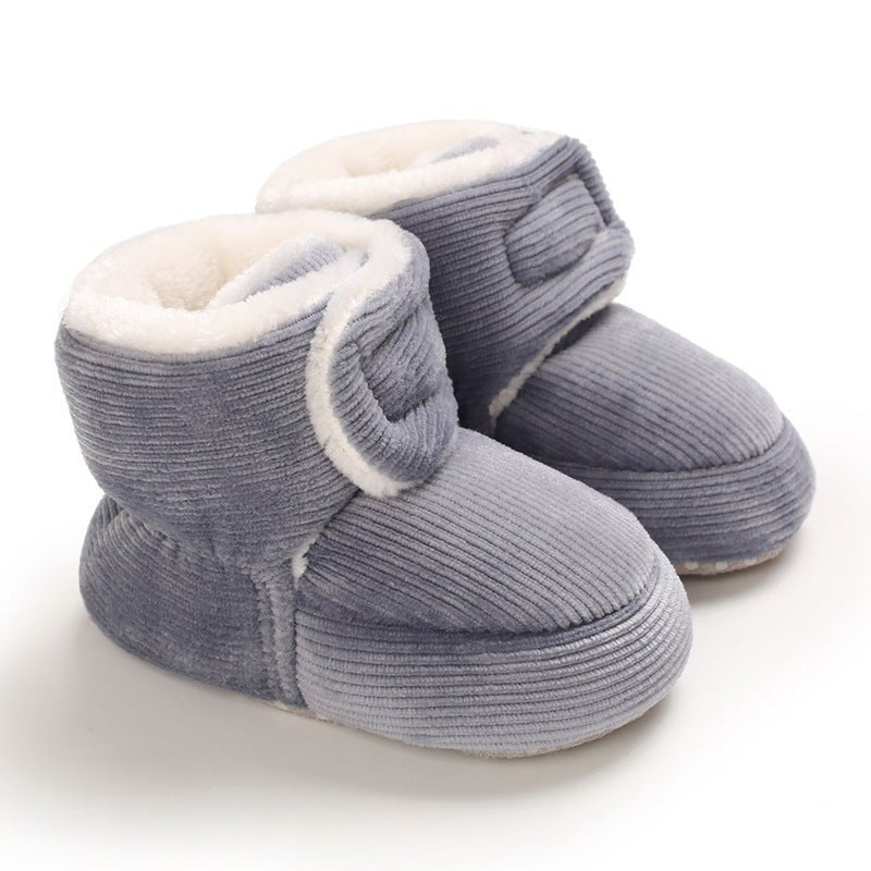 Baby Cotton Shoes, Soft Sole Baby Shoes, Casual Toddler Shoes $17.93 Dana Fashion Color: Grey Shoe size: 11cm Baby & Mother Product information: Style: Casual Function: Keep warm Thickness: thicker Tube height: middle tube Is there a light: no Is there a