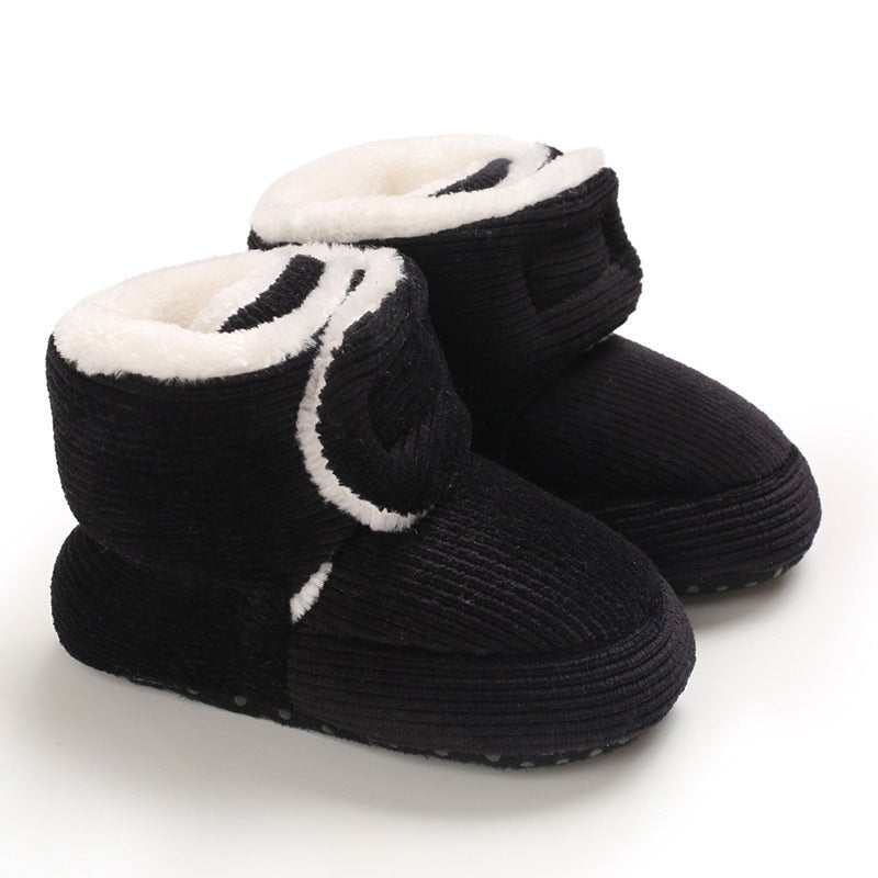 Baby Cotton Shoes, Soft Sole Baby Shoes, Casual Toddler Shoes $17.93 Dana Fashion Color: Black Shoe size: 11cm Baby & Mother Product information: Style: Casual Function: Keep warm Thickness: thicker Tube height: middle tube Is there a light: no Is there a