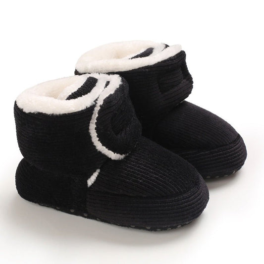 Baby Cotton Shoes, Soft Sole Baby Shoes, Casual Toddler Shoes $17.93 Dana Fashion Color: Black Shoe size: 11cm Baby & Mother Product information: Style: Casual Function: Keep warm Thickness: thicker Tube height: middle tube Is there a light: no Is there a