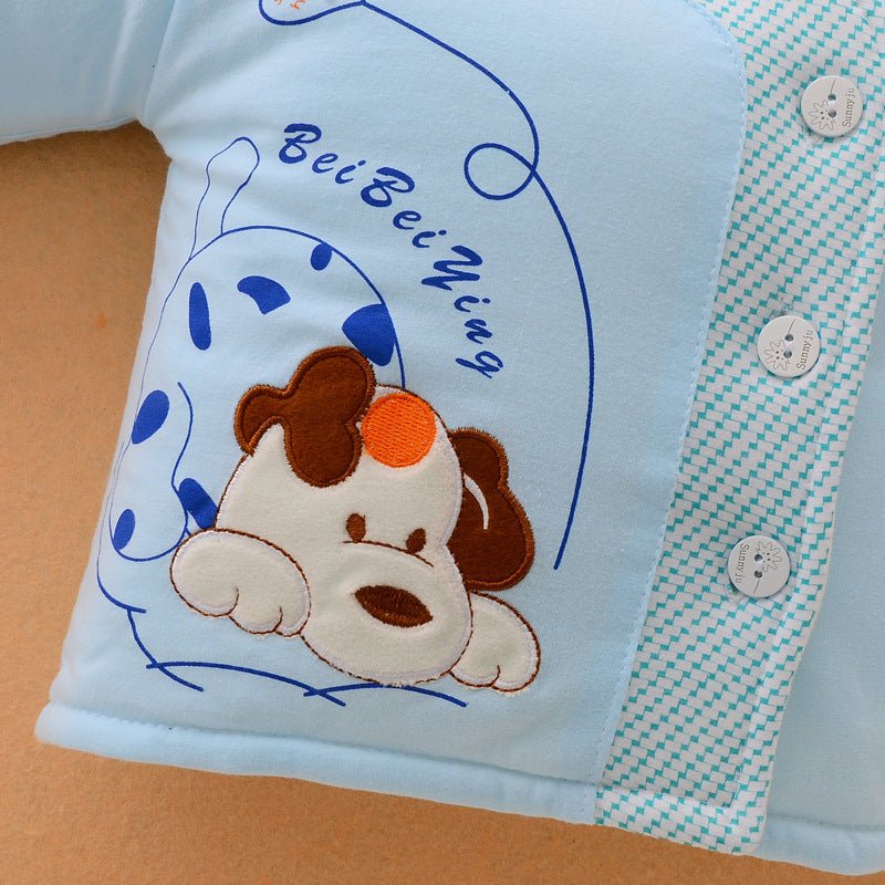 Baby cotton six piece dog models newborn infant newborn BD201 winter cotton padded jacket $40.50 Dana Fashion Color: Blue Baby Clothing One size 0-3 months Hat size: 15(h)*16(w)cm Shoes size:9(h)*11(l)*6(w)cm