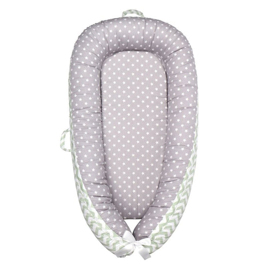 Baby Crib Bed Foldable Newborn Bionic Bed Baby Supplies $160.65 Dana Fashion Color: Green stripes Size: 90x50CM Baby & Mother Product information: Product kit: 1 piece set Fabric count: 40 Bedding style: simple style Season: Spring and Autumn Bedding fabr