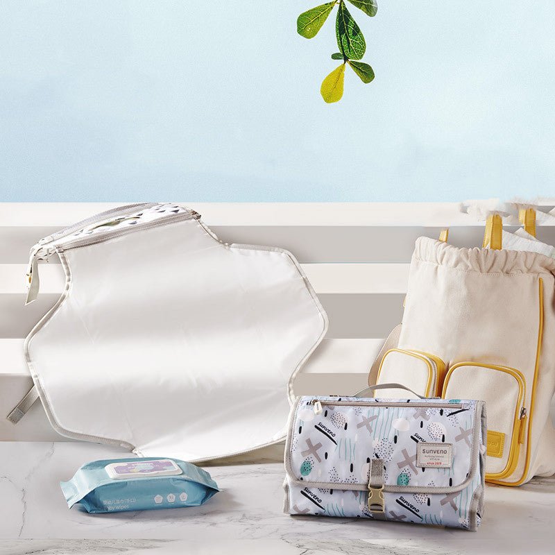 Baby Diapers Go Out Storage Bag Portable Changing Pad $40.43 Dana Fashion style: A Baby & Mother Product material: Material: Polyester Details: Packing: Single pack Type of delivery package: Discharged package Applicable object: Mother Size: 290x210x25mm