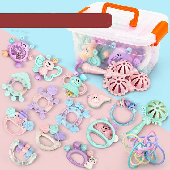Baby Early Education Comfort Toys $39.73 Dana Fashion style: 4 style Baby Clothing Overview: Applicable people: Unlimited Features: Intellectual development Ability training: Vision, intellectual development, hands-on brain, grasping, sensory, hand-eye co