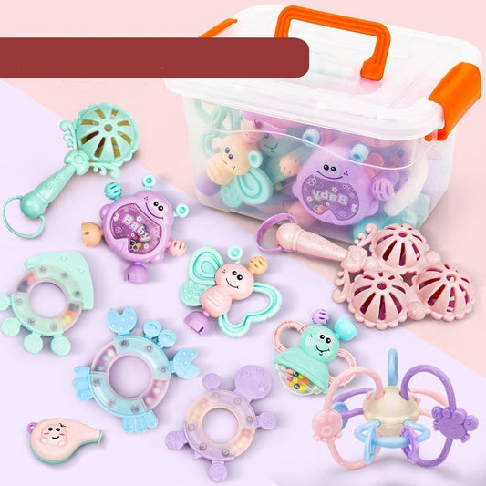 Baby Early Education Comfort Toys $24.81 Dana Fashion style: 1 style Baby Clothing Overview: Applicable people: Unlimited Features: Intellectual development Ability training: Vision, intellectual development, hands-on brain, grasping, sensory, hand-eye co