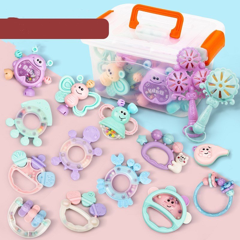 Baby Early Education Comfort Toys $33.92 Dana Fashion style: 3 style Baby Clothing Overview: Applicable people: Unlimited Features: Intellectual development Ability training: Vision, intellectual development, hands-on brain, grasping, sensory, hand-eye co