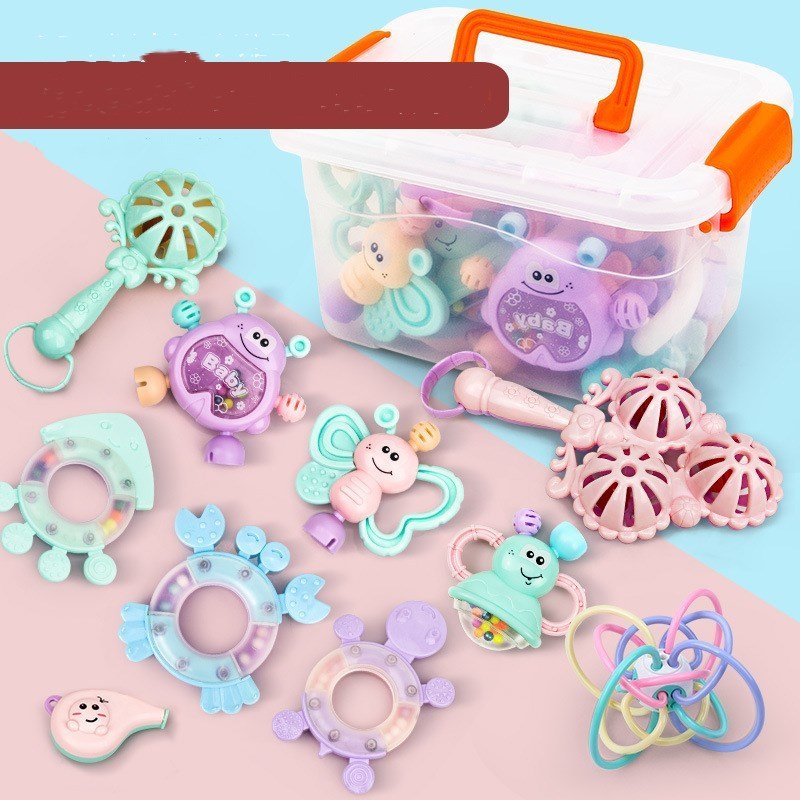 Baby Early Education Comfort Toys $28.15 Dana Fashion style: 2 style Baby Clothing Overview: Applicable people: Unlimited Features: Intellectual development Ability training: Vision, intellectual development, hands-on brain, grasping, sensory, hand-eye co