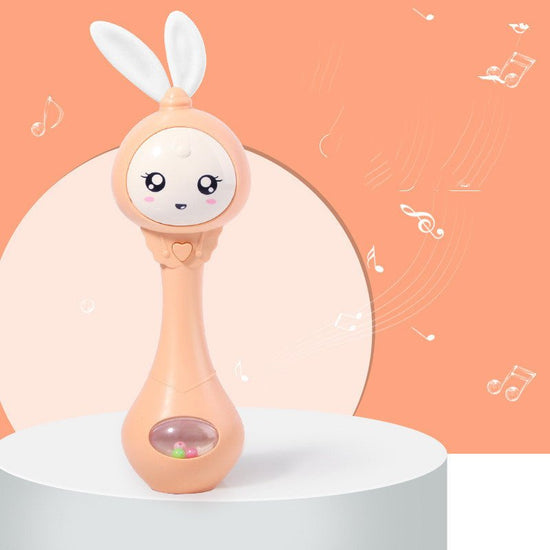 Baby educational toys can chew teether $29.37 Dana Fashion Color: Orange Baby & Mother Product name: baby molar music stick Product material: ABS plastic + electronic components Applicable age: 18 months or more Battery mode: 2 AAA batteries (self-supplie