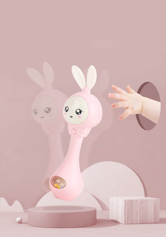 Baby educational toys can chew teether $29.81 Dana Fashion Color: Pink Baby & Mother Product name: baby molar music stick Product material: ABS plastic + electronic components Applicable age: 18 months or more Battery mode: 2 AAA batteries (self-supplied)