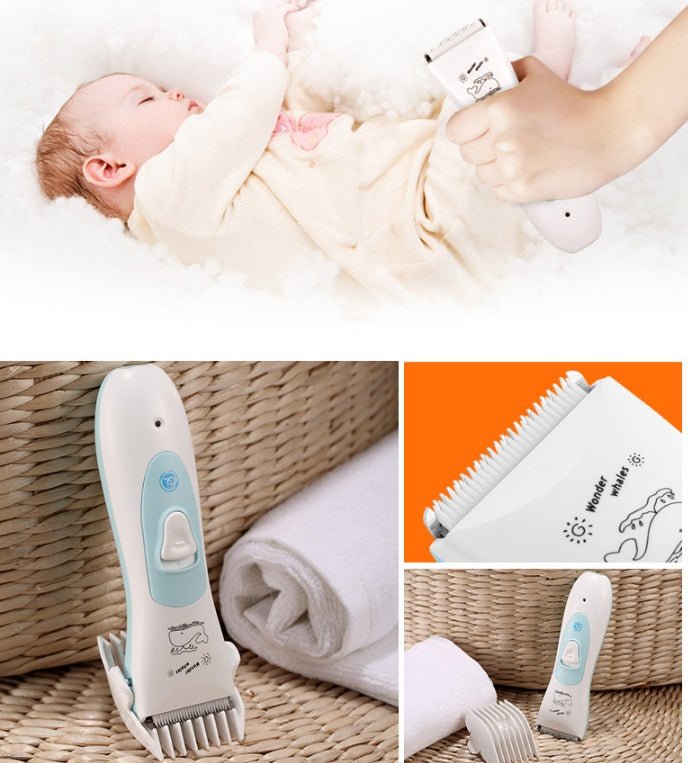 Baby Electric Hair Clipper USB Rechargeable Waterproof Hair Trimmer $70.57 Dana Fashion Color: Blue Baby & Mother Specifications: Power: DC 5V 1A Working time: 90 minutes Color: White, Blue Size: 14.5*4. 5 cm （ approx. ） Package Content: 1 x Hair Clipper