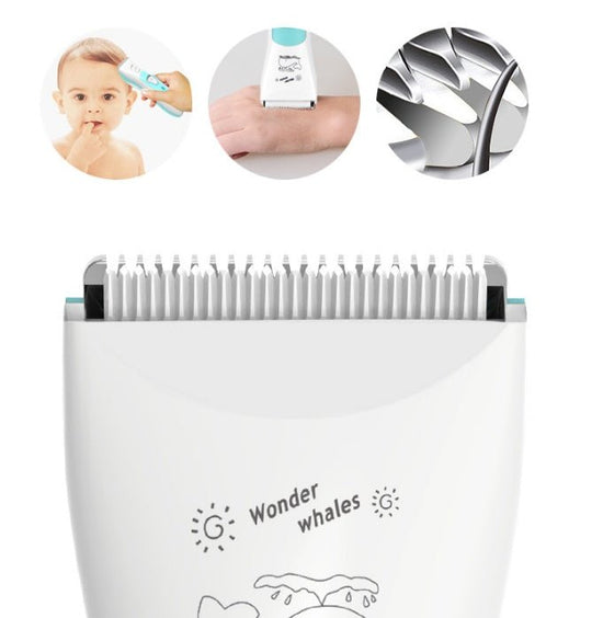 Baby Electric Hair Clipper USB Rechargeable Waterproof Hair Trimmer $70.57 Dana Fashion Color: Blue Baby & Mother Specifications: Power: DC 5V 1A Working time: 90 minutes Color: White, Blue Size: 14.5*4. 5 cm （ approx. ） Package Content: 1 x Hair Clipper