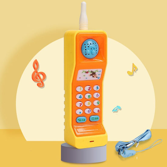 Baby Electronic Phone Toys Music Early Childhood Educational Toys Multi-function Simulation Phone Toys $11.08 Dana Fashion style: G Toys & Hobbies Overview: 1. Cute shape, nontoxic material, comfortable hand feeling. 2. There are different sounds when pre