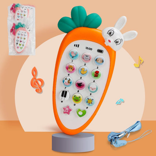 Baby Electronic Phone Toys Music Early Childhood Educational Toys Multi-function Simulation Phone Toys $11.08 Dana Fashion style: A Toys & Hobbies Overview: 1. Cute shape, nontoxic material, comfortable hand feeling. 2. There are different sounds when pre