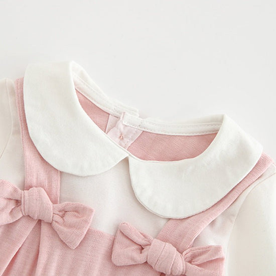 Baby embroidered jumpsuit $24.50 Dana Fashion Color: Pink Size: 59cm Baby Clothing Applicable gender: female Sleeve length: long sleeve Hooded or not: not hooded Suitable season: spring, autumn, spring and autumn Main fabric composition: cotton Main fabri