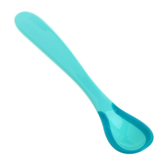 Baby Food Spoon Anti Scalding Baby Food Spoon Stem $12.29 Dana Fashion Color: Lake Blue Baby Clothing Product material: Material: Polypropylene (pp) Details: Product Category: Chopsticks/Forks/Spoons Applicable age: More than 3 months Color: Lake blue, li