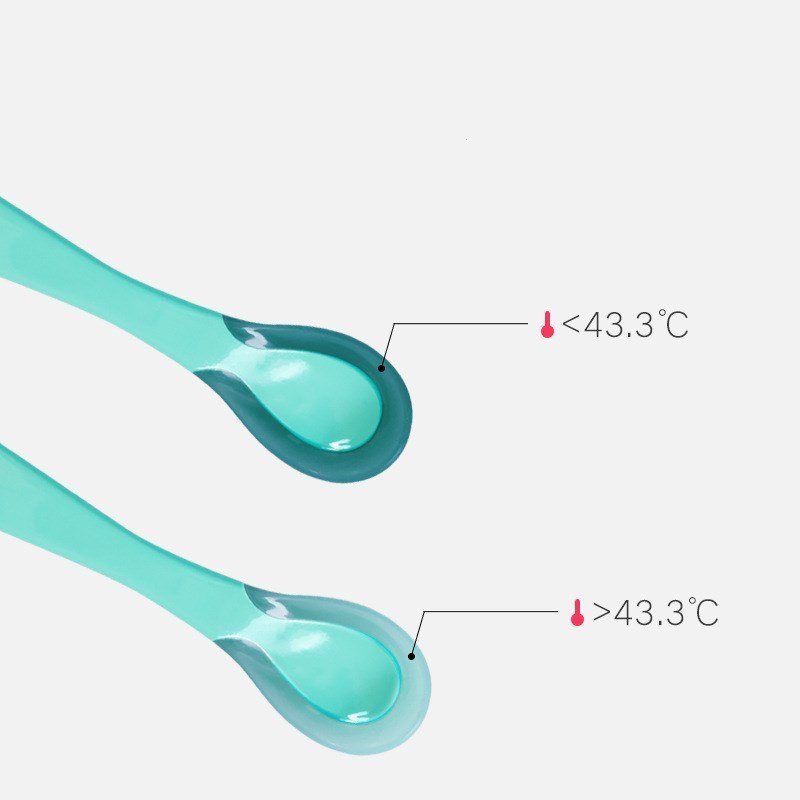 Baby Food Spoon Anti Scalding Baby Food Spoon Stem $12.29 Dana Fashion Color: Lake Blue Baby Clothing Product material: Material: Polypropylene (pp) Details: Product Category: Chopsticks/Forks/Spoons Applicable age: More than 3 months Color: Lake blue, li