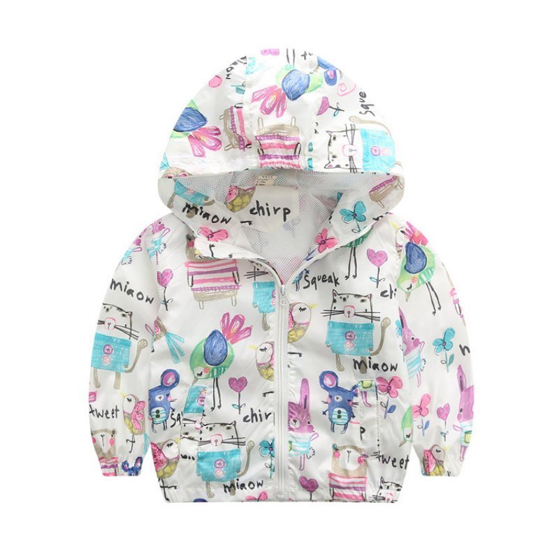 Baby girl cartoon hoodie $29.90 Dana Fashion Color: White Size: 100cm Baby Clothing Suitable for ages: middle and small children (3 ~ 8 years old, 100 ~ 140cm) Suitable for the season: spring, autumn, spring and autumn Collar type: square collar Fabric te