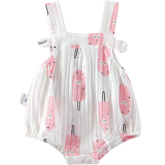 Baby Girl One-piece Dress Newborn Baby Triangle Romper $12.00 Dana Fashion style: Avocado Child size: 66cm Baby Clothing Product information : Fabric name: cotton Boneless Craft: No For the season: Summer Applicable gender: neutral/male and female Sleeve:
