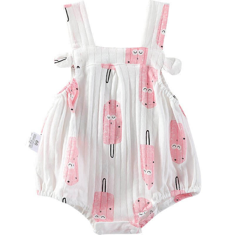 Baby Girl One-piece Dress Newborn Baby Triangle Romper $12.00 Dana Fashion style: Avocado Child size: 66cm Baby Clothing Product information : Fabric name: cotton Boneless Craft: No For the season: Summer Applicable gender: neutral/male and female Sleeve: