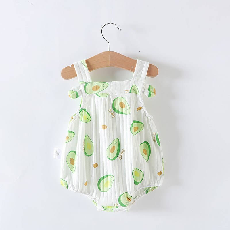 Baby Girl One-piece Dress Newborn Baby Triangle Romper $12.00 Dana Fashion style: Avocado Child size: 66cm Baby Clothing Product information : Fabric name: cotton Boneless Craft: No For the season: Summer Applicable gender: neutral/male and female Sleeve: