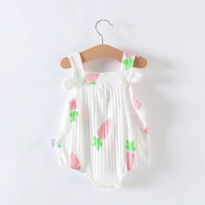 Baby Girl One-piece Dress Newborn Baby Triangle Romper $12.00 Dana Fashion style: Carrot Child size: 100cm Baby Clothing Product information : Fabric name: cotton Boneless Craft: No For the season: Summer Applicable gender: neutral/male and female Sleeve: