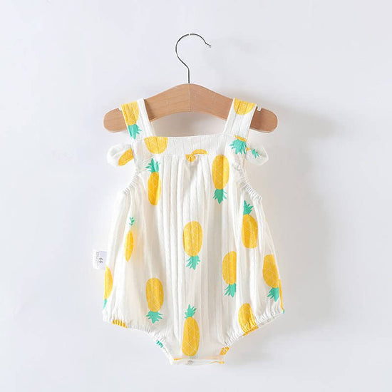 Baby Girl One-piece Dress Newborn Baby Triangle Romper $12.00 Dana Fashion style: Pineapple Child size: 100cm Baby Clothing Product information : Fabric name: cotton Boneless Craft: No For the season: Summer Applicable gender: neutral/male and female Slee
